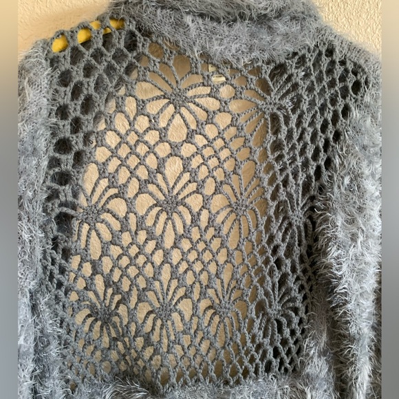 Fuzzy Knit Floral Cottagecore Duster🌴 - Picture 6 of 6